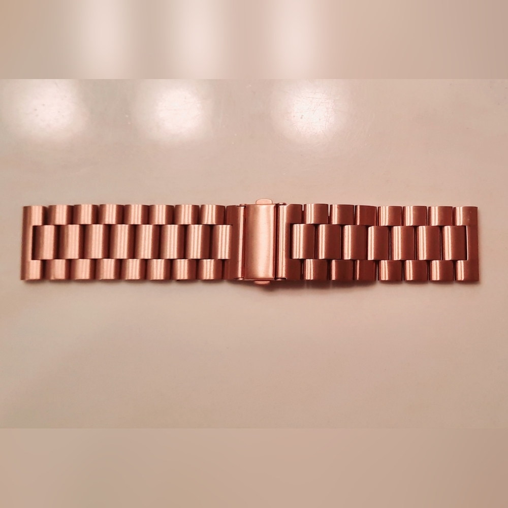 Rose Gold Premium Stainless Steel Smartwatch Band - Picture 7 of 15
